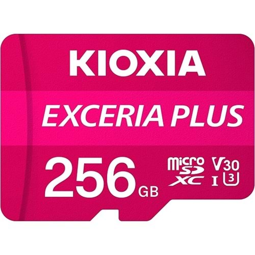 Kioxia 256GB microSD Exceria Plus MicroSD UHS1 R98 Hafıza Kartı LMPL1M256GG2