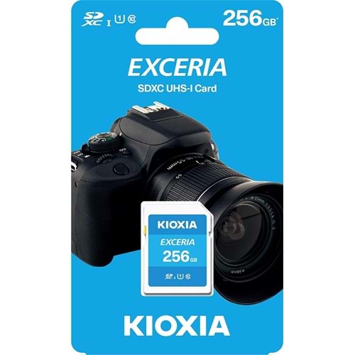 Kioxia 256GB Normal SD EXCERIA UHS1 R100 Hafıza Kartı LNEX1L256GG4