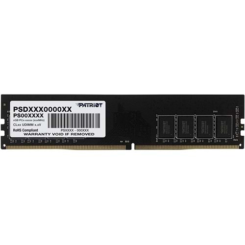 Patriot Single Signature Masaüstü RAM 16GB 16GBx1 3200MHz DDR4 PSD416G32002