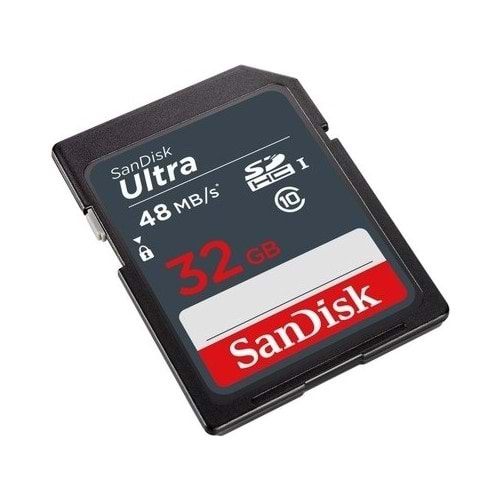 Sandisk 32GB Ultra SDHC 48MB Class 10 UHS I SD-MMC Hafıza Kartı SDSDUNB-032G-GN3IN