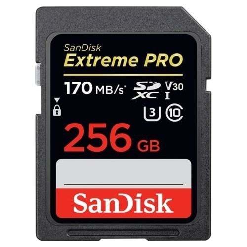 Sandisk 256 GB Extreme Pro SDHC 95 MB Class 10 SD-MMC Hafıza Kartı SDSDXXY-256G-GN4IN