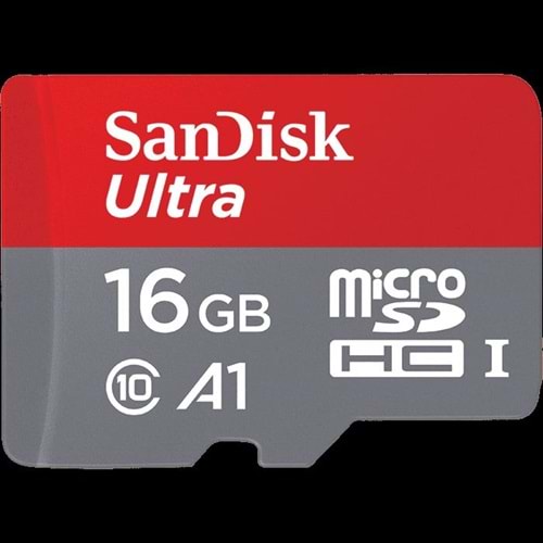 Sandisk 16GB Ultra 98MB Class 10 UHS I Micro SD Hafıza Kartı SDSQUAR-016G-GN6MA