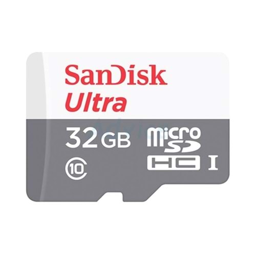 Sandisk 32GB Ultra 100MB s Class 10 UHS I Micro SD Hafıza Kartı SDSQUNR-032G-GN3MN
