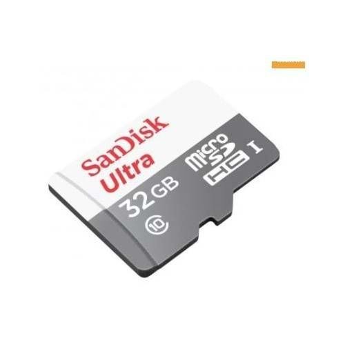 Sandisk 32GB Ultra MSDHC 80MB/s Class 10 UHS-I Micro SD Hafıza Kartı SDSQUNS-032G-GN3MN
