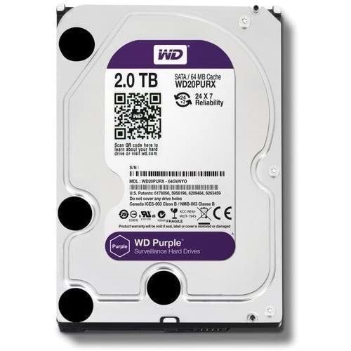 WD Purple 2TB Intellipower SATA 3.0 64Mb 3 5